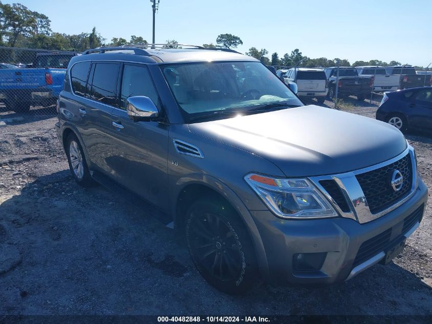 VIN JN8AY2NC2J9550913 2018 Nissan Armada, Platinum no.1