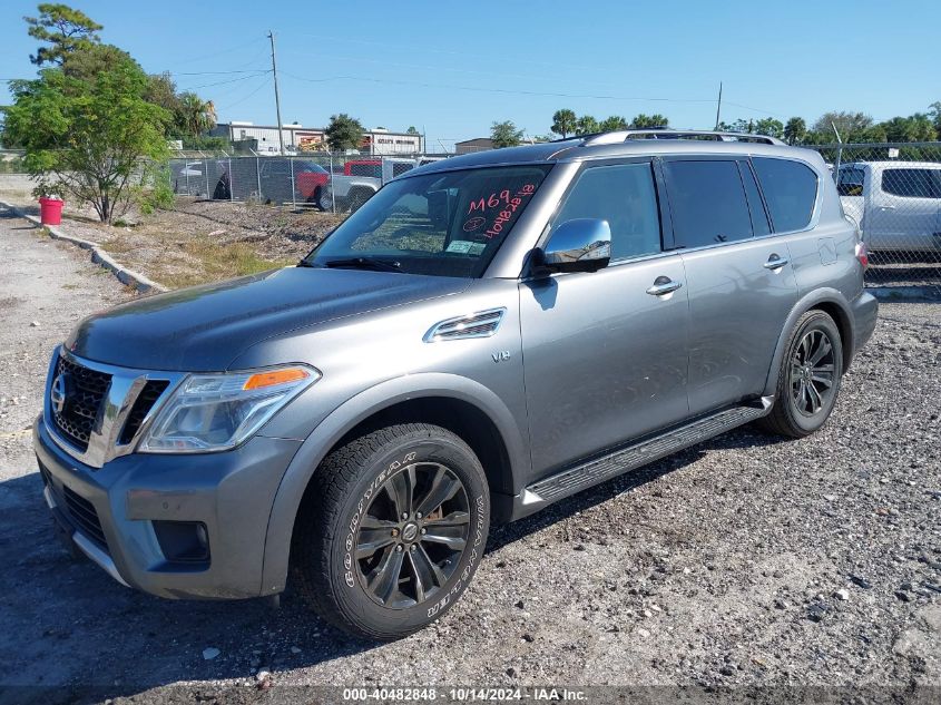 VIN JN8AY2NC2J9550913 2018 Nissan Armada, Platinum no.2