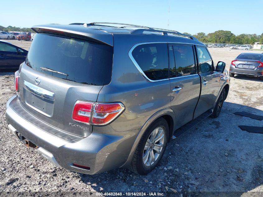 VIN JN8AY2NC2J9550913 2018 Nissan Armada, Platinum no.4