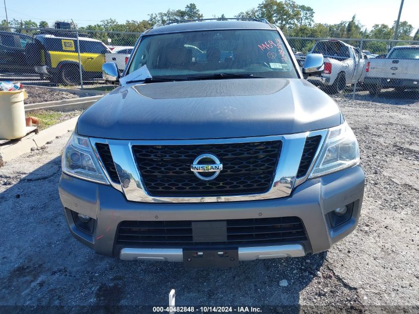 2018 Nissan Armada Platinum VIN: JN8AY2NC2J9550913 Lot: 40482848