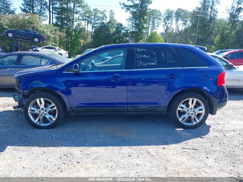 2013 Ford Edge Limited VIN: 2FMDK3KC1DBB00760 Lot: 40482849