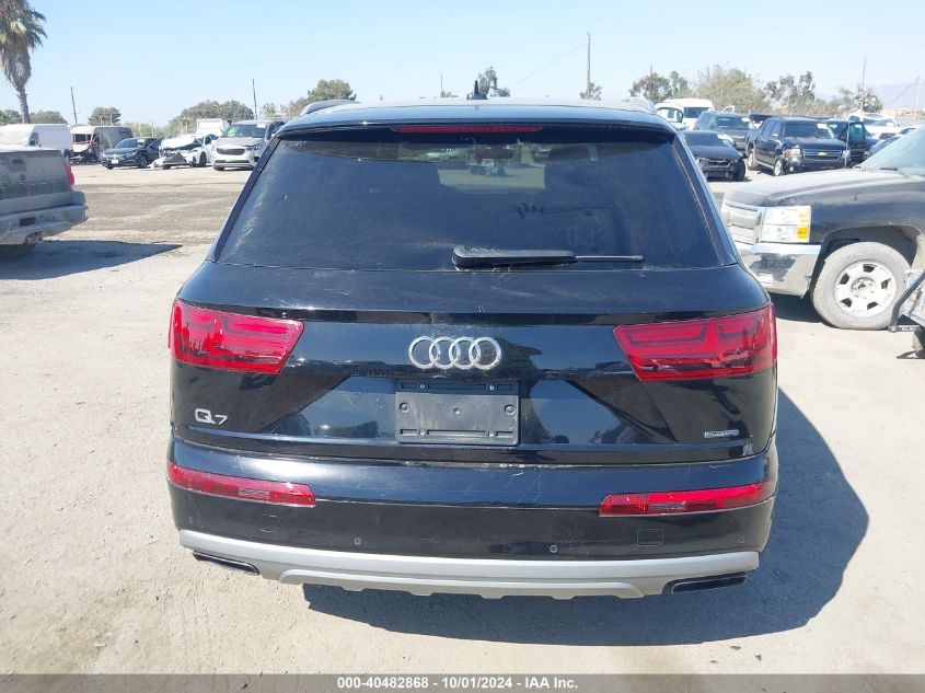 2018 Audi Q7 2.0T Premium VIN: WA1LHAF71JD052497 Lot: 40482868