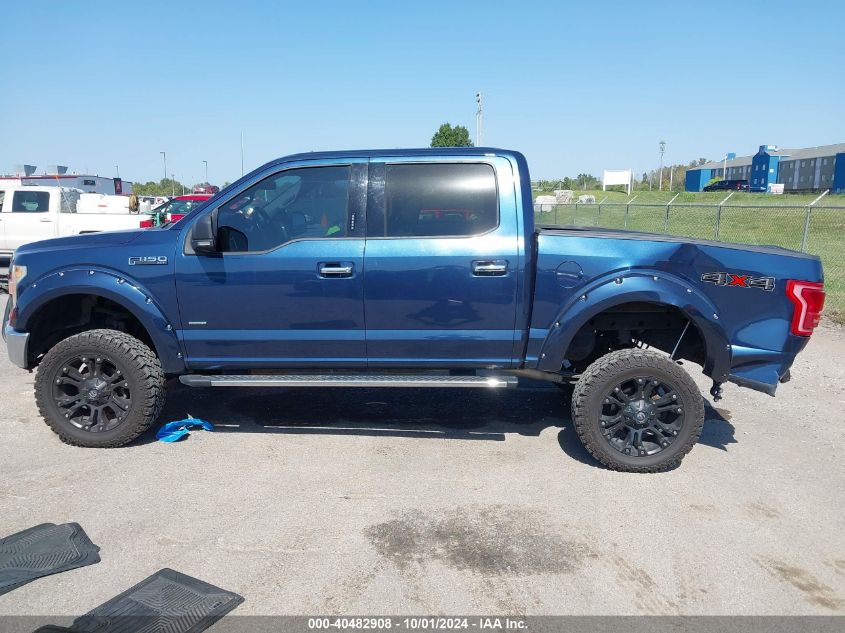 2017 Ford F150 Supercrew VIN: 1FTEW1EP7HFA14034 Lot: 40482908