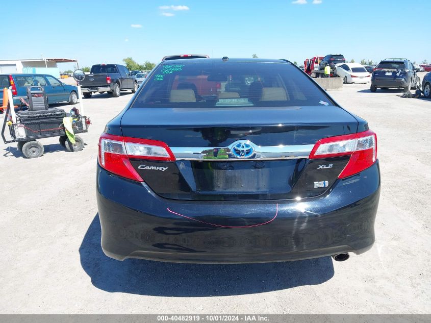 2012 Toyota Camry Hybrid Xle VIN: 4T1BD1FK7CU058823 Lot: 40482919