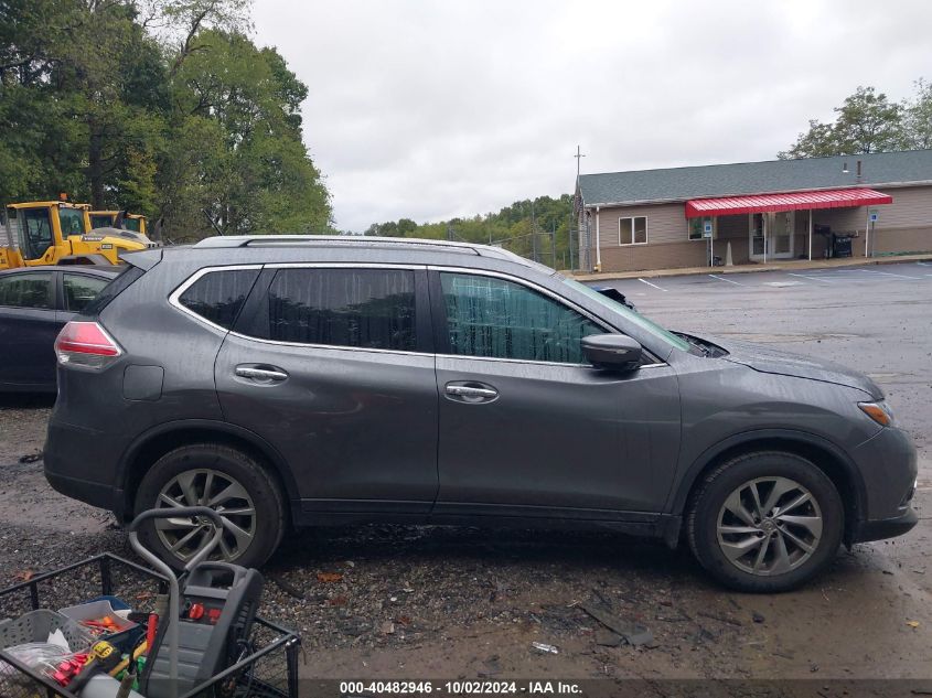 2015 Nissan Rogue Sl VIN: 5N1AT2MVXFC855191 Lot: 40482946