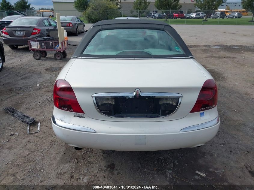 1LNHM97V6XY700660 1999 Lincoln Continental