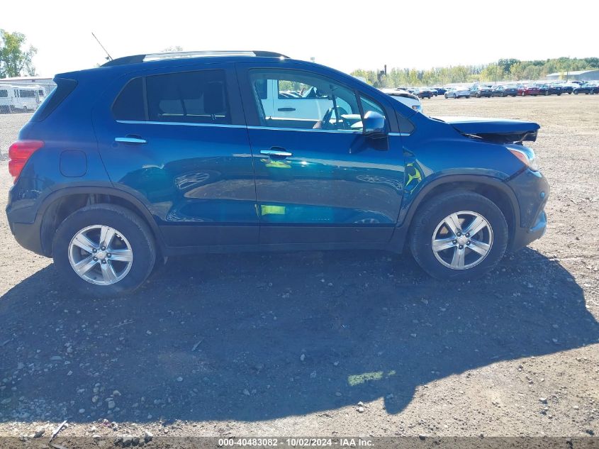 2019 Chevrolet Trax Lt VIN: 3GNCJPSB4KL404501 Lot: 40483082