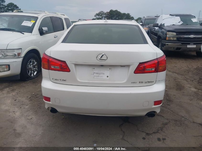 JTHCK262472010202 2007 Lexus Is 250