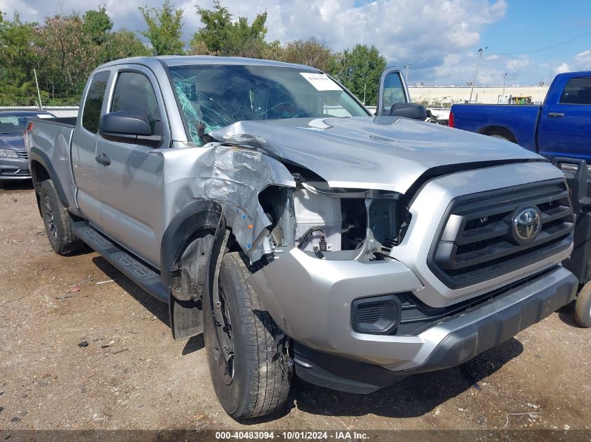 2022 Toyota Tacoma Sr V6 VIN: 3TYRZ5CN3NT016865 Lot: 40483094