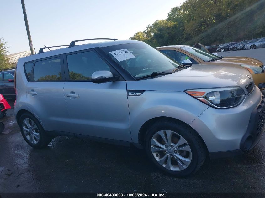 2014 Kia Soul + VIN: KNDJP3A55E7705869 Lot: 40483098