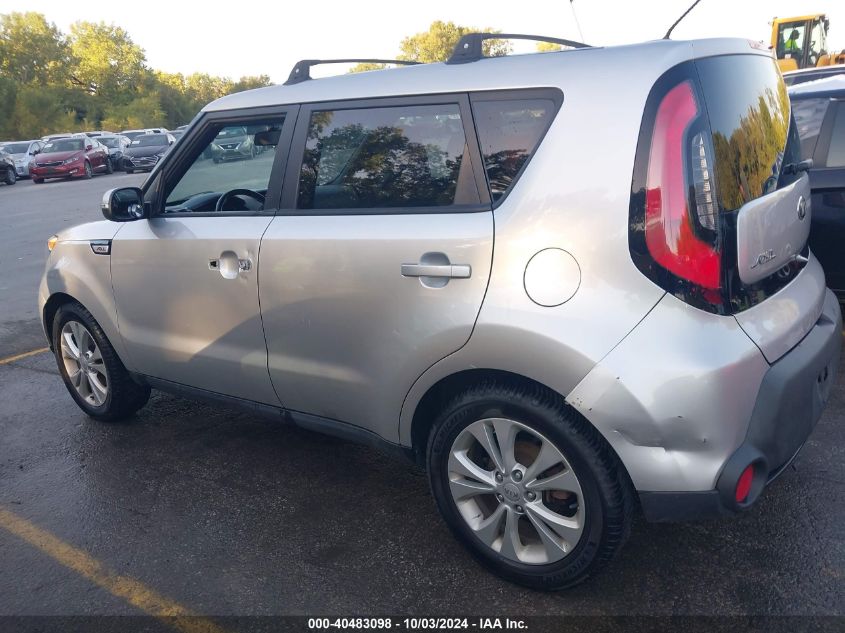 2014 Kia Soul + VIN: KNDJP3A55E7705869 Lot: 40483098