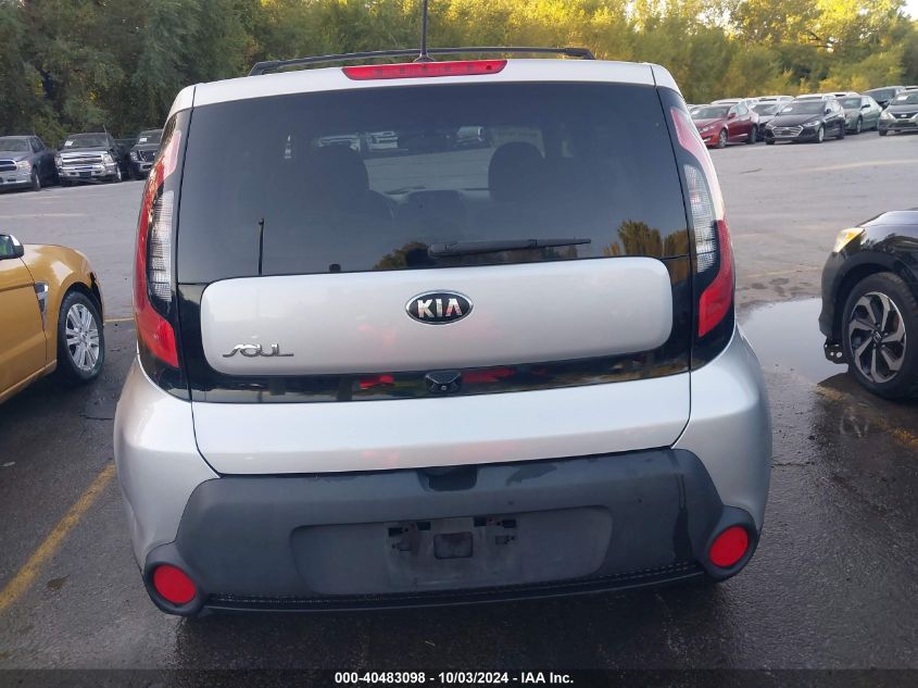 2014 Kia Soul + VIN: KNDJP3A55E7705869 Lot: 40483098