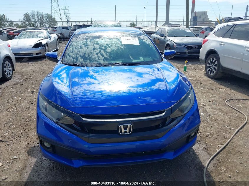 2019 Honda Civic Sport VIN: 19XFC2F81KE008600 Lot: 40483118