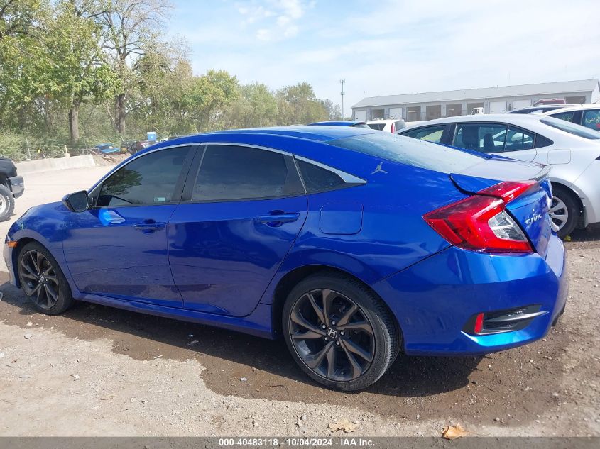 2019 Honda Civic Sport VIN: 19XFC2F81KE008600 Lot: 40483118