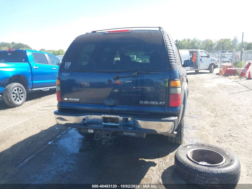 2004 Chevrolet Tahoe Ls VIN: 1GNEC13V64R235389 Lot: 40483120