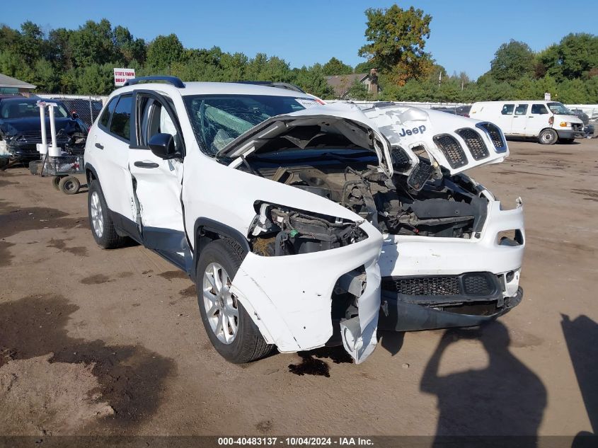 2017 Jeep Cherokee Sport 4X4 VIN: 1C4PJMAB0HW505712 Lot: 40483137