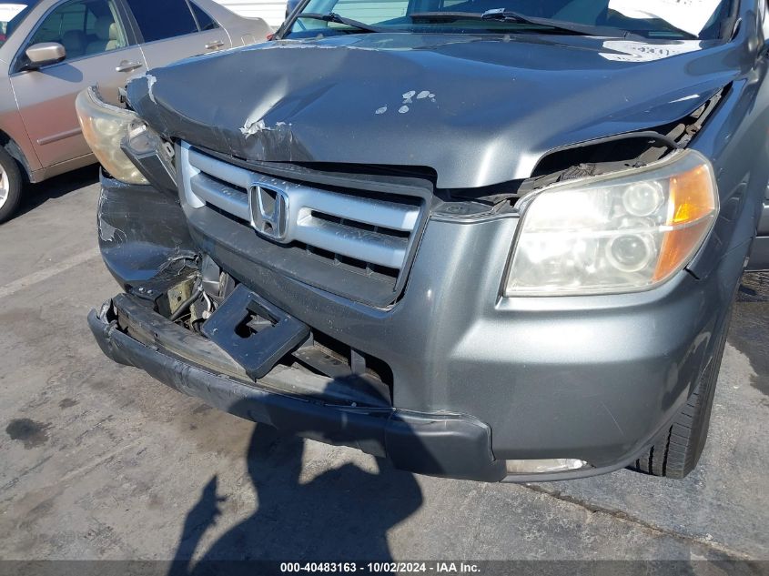 5FNYF286X7B016918 2007 Honda Pilot Ex-L