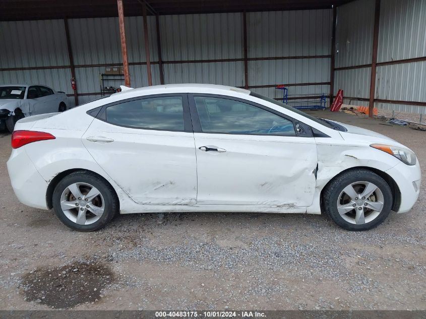 2013 Hyundai Elantra Gls VIN: 5NPDH4AE8DH162169 Lot: 40483175