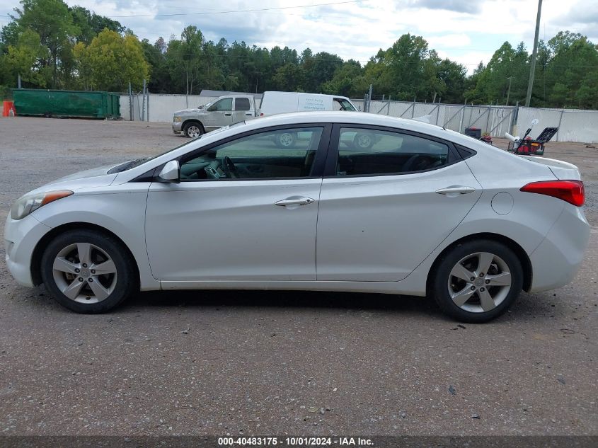 2013 Hyundai Elantra Gls VIN: 5NPDH4AE8DH162169 Lot: 40483175