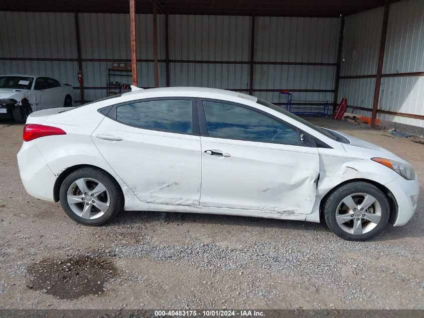 2013 Hyundai Elantra Gls VIN: 5NPDH4AE8DH162169 Lot: 40483175