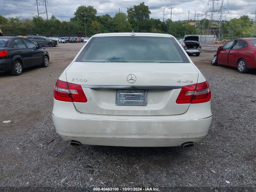 WDDHF8HB2AA253070 2010 Mercedes-Benz E 350 4Matic