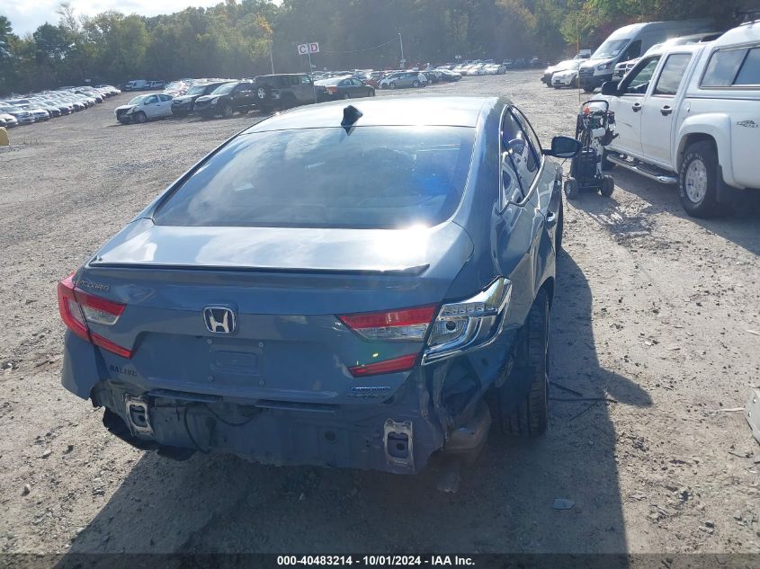 1HGCV3F28NA033565 2022 Honda Accord Hybrid Sport