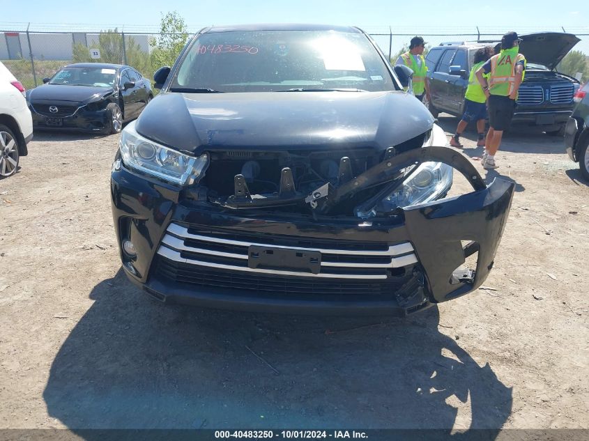 2017 Toyota Highlander Le/Le Plus VIN: 5TDZZRFH1HS187921 Lot: 40483250