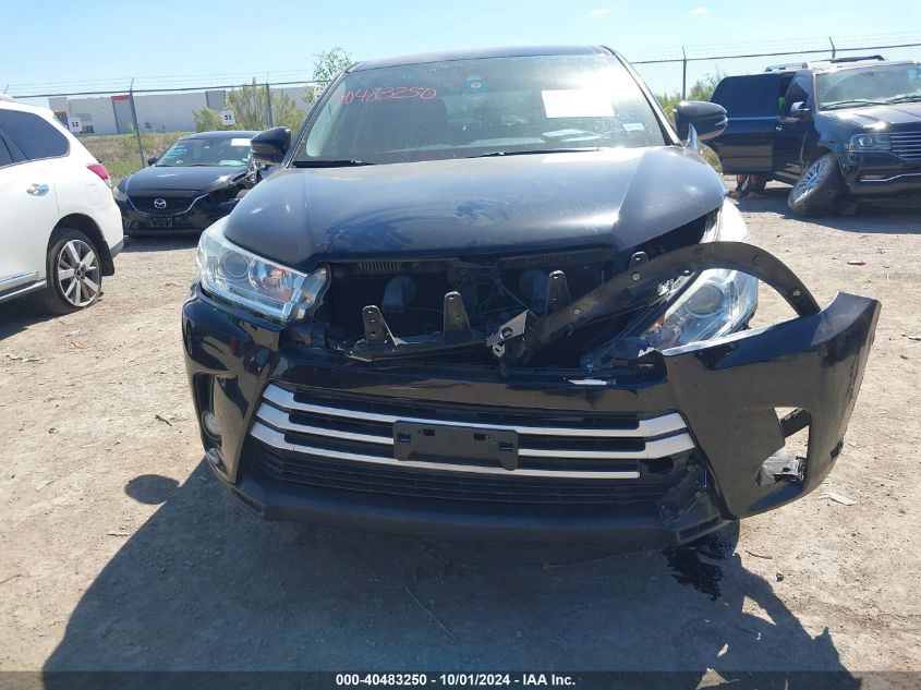 2017 Toyota Highlander Le/Le Plus VIN: 5TDZZRFH1HS187921 Lot: 40483250