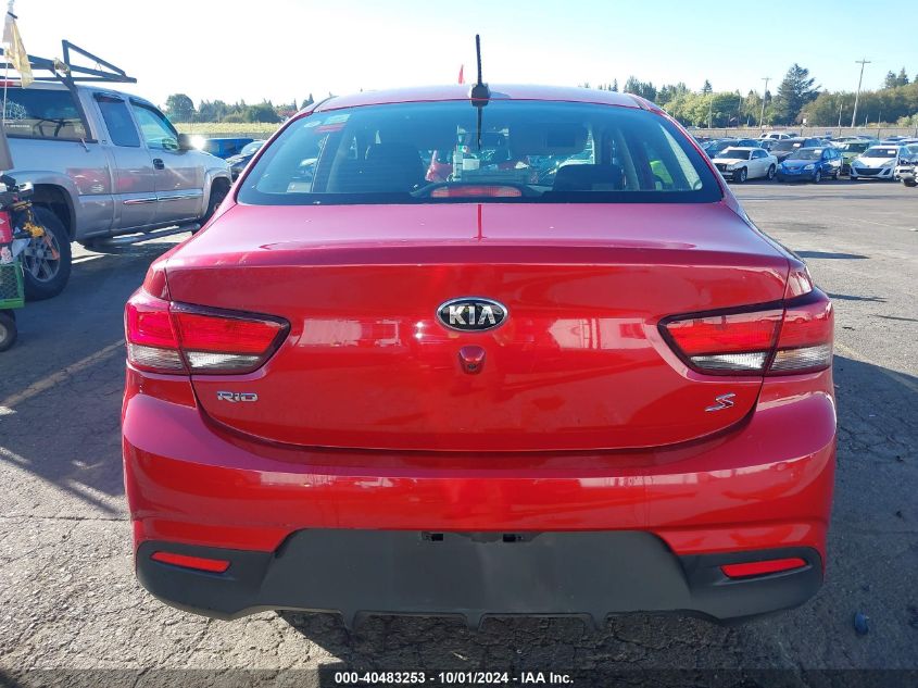 2019 Kia Rio S VIN: 3KPA24AB6KE165681 Lot: 40483253