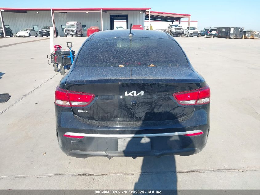 2022 Kia Rio Lx/S VIN: 3KPA24AD6NE441198 Lot: 40483262