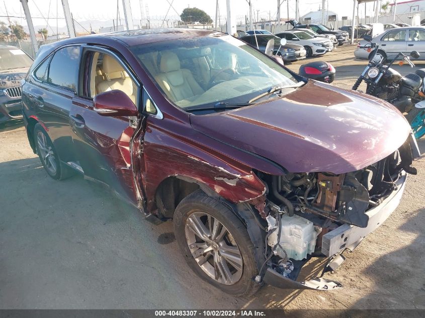 2T2ZB1BA9FC003339 2015 LEXUS RX - Image 1