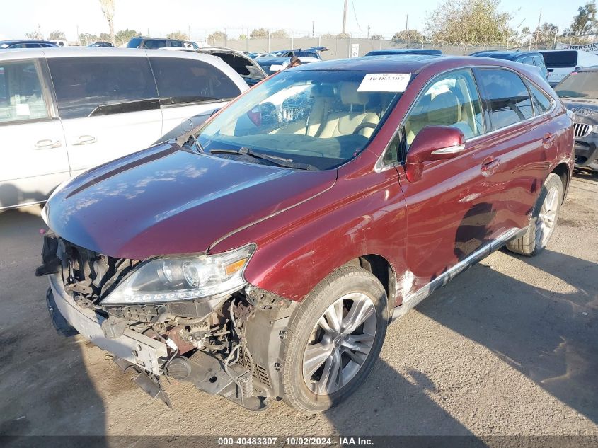 2T2ZB1BA9FC003339 2015 LEXUS RX - Image 2