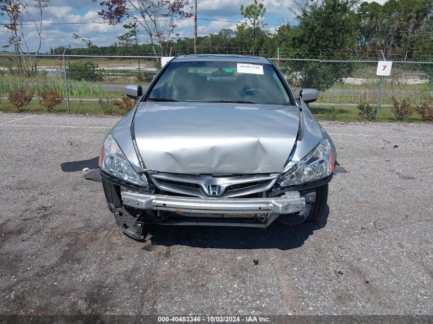 2006 Honda Accord 3.0 Ex VIN: 1HGCM82716A000037 Lot: 40483346