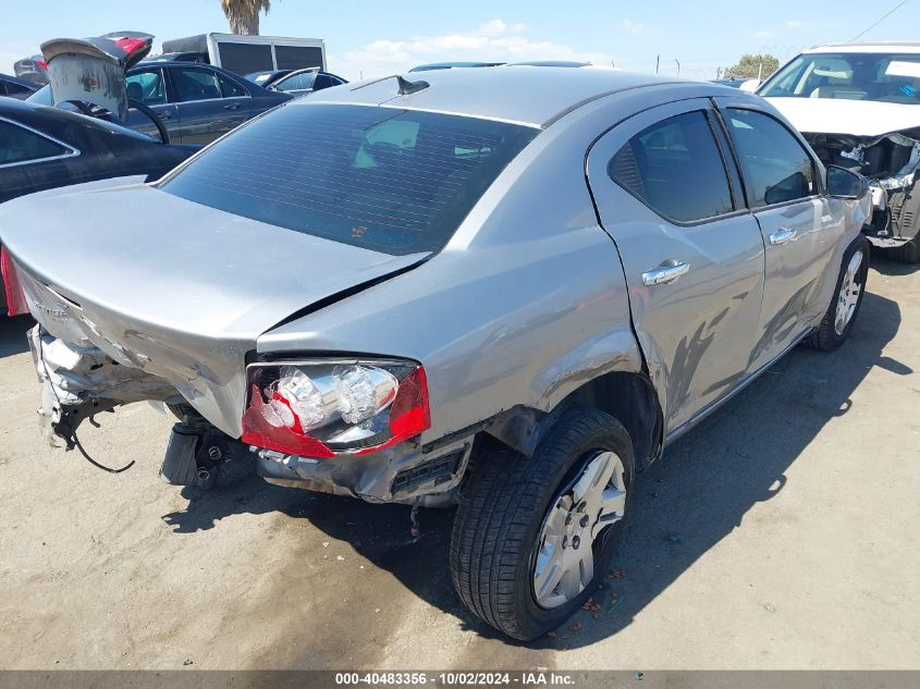 1C3CDZAB9EN216515 2014 Dodge Avenger Se