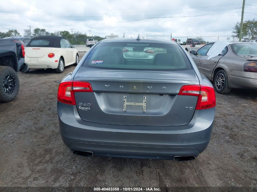 2016 Volvo S60 Premier VIN: YV126MFK7G2394015 Lot: 40483358