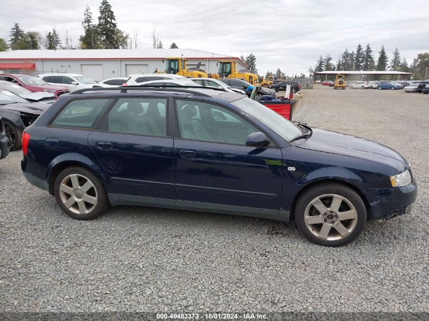 2004 Audi A4 1.8T Avant VIN: WAUVC68E14A040682 Lot: 40483373