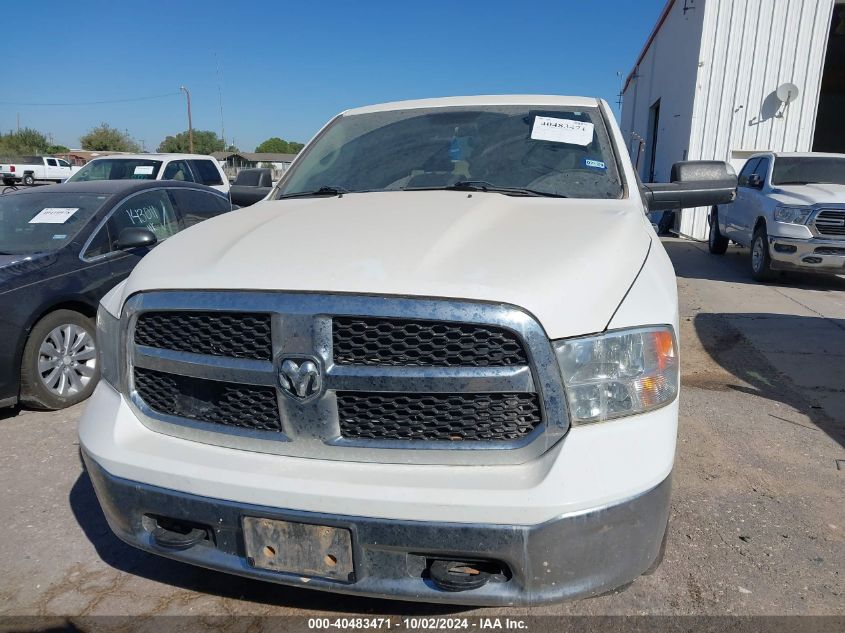 2021 Ram 1500 Classic Tradesman 4X4 6'4 Box VIN: 1C6RR7FG4MS554119 Lot: 40483471