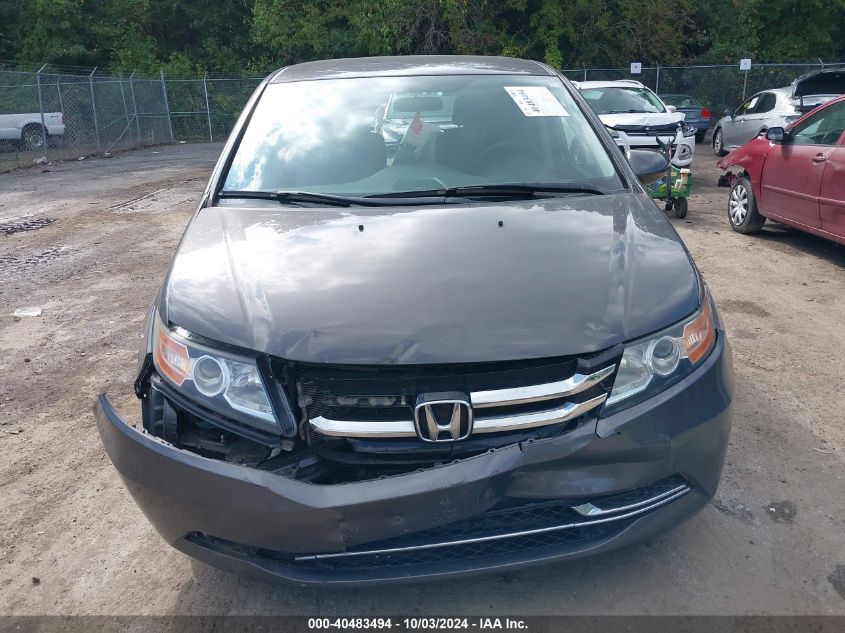 2017 Honda Odyssey Se VIN: 5FNRL5H34HB010196 Lot: 40483494