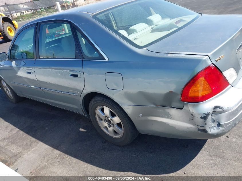 2000 Toyota Avalon Xl VIN: 4T1BF28B1YU092325 Lot: 40483498