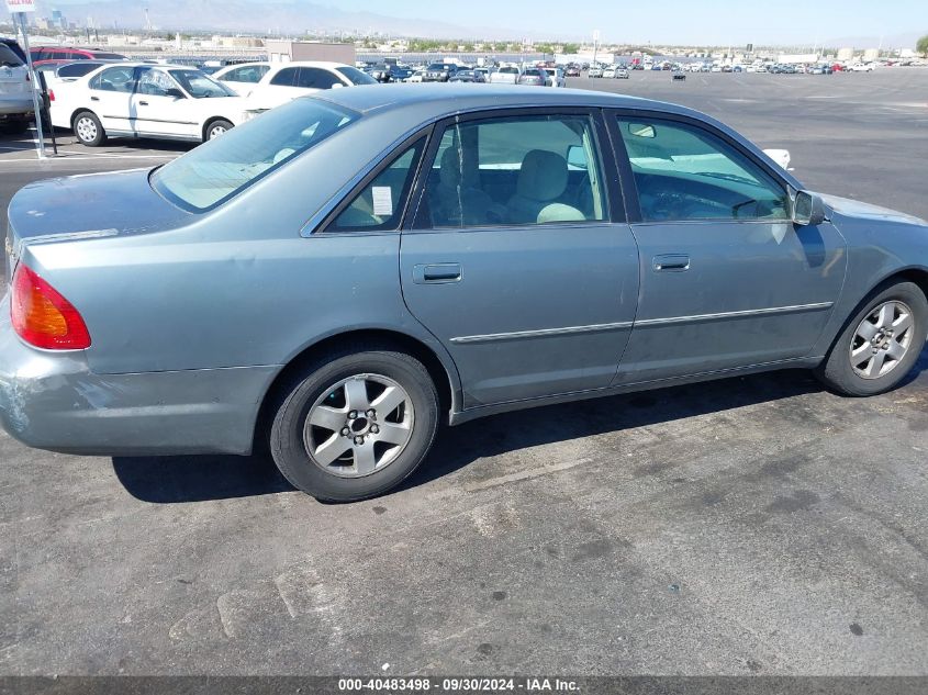 2000 Toyota Avalon Xl VIN: 4T1BF28B1YU092325 Lot: 40483498