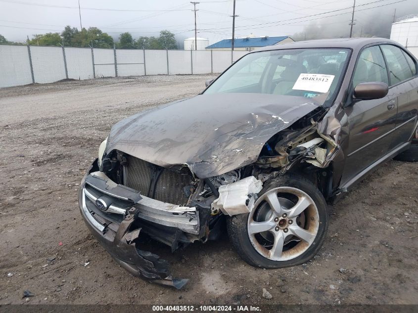 2009 Subaru Legacy 2.5I VIN: 4S3BL616397221165 Lot: 40483512