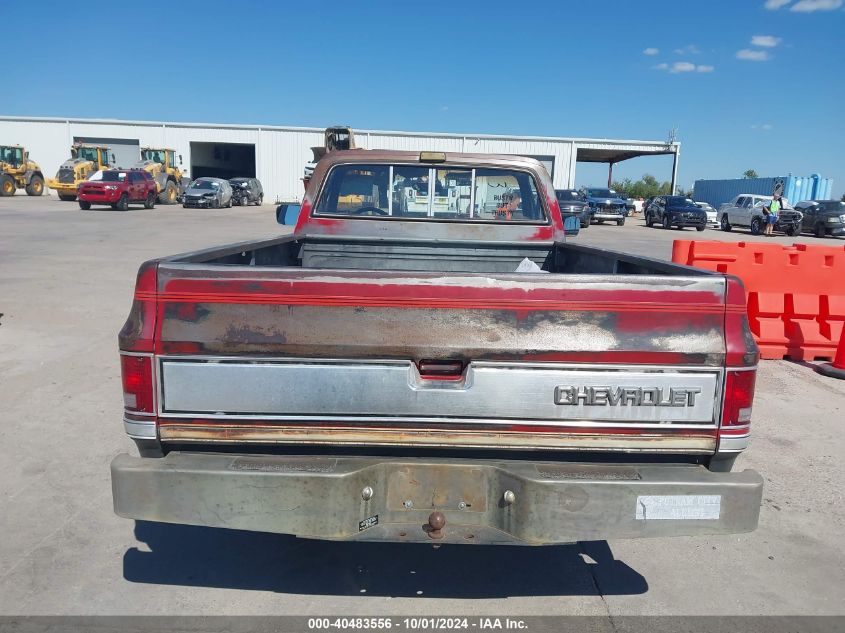 1986 Chevrolet C10 VIN: 1GCEC14H4GS123852 Lot: 40483556