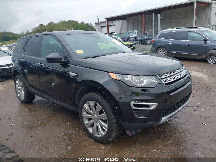 VIN SALCT2BG4GH593666 2016 LAND ROVER DISCOVERY SPORT no.1