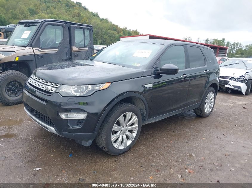 VIN SALCT2BG4GH593666 2016 LAND ROVER DISCOVERY SPORT no.2