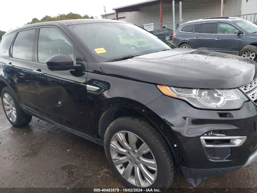 2016 Land Rover Discovery Sport Hse Lux VIN: SALCT2BG4GH593666 Lot: 40483579