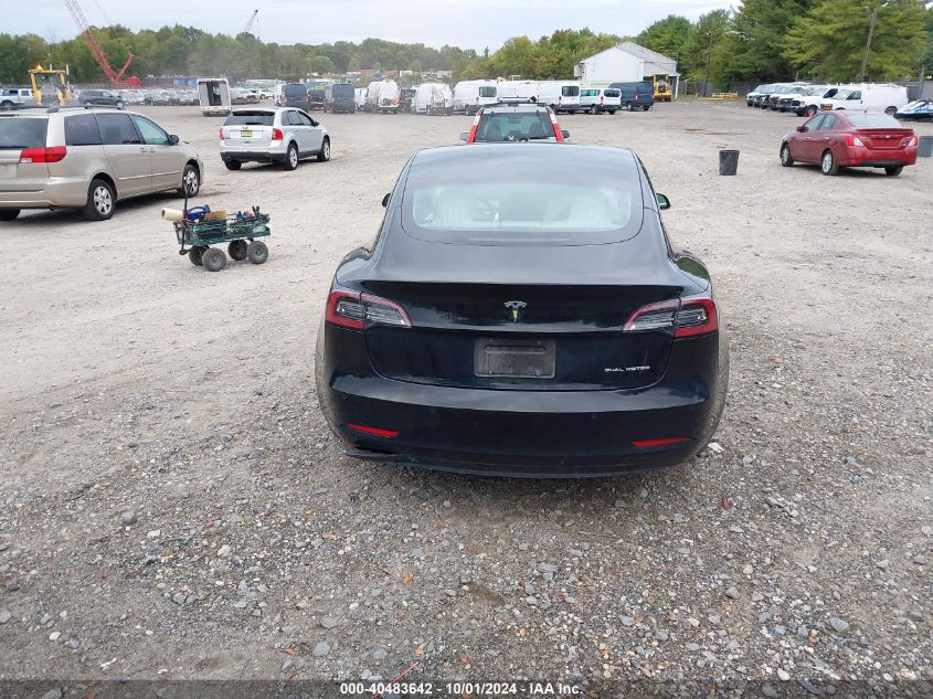 2020 Tesla Model 3 VIN: 5YJ3E1EBXLF638955 Lot: 40483642