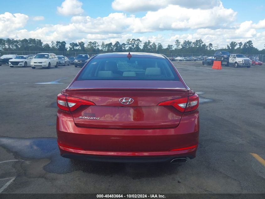 2015 Hyundai Sonata Se VIN: 5NPE24AF6FH158364 Lot: 40483664