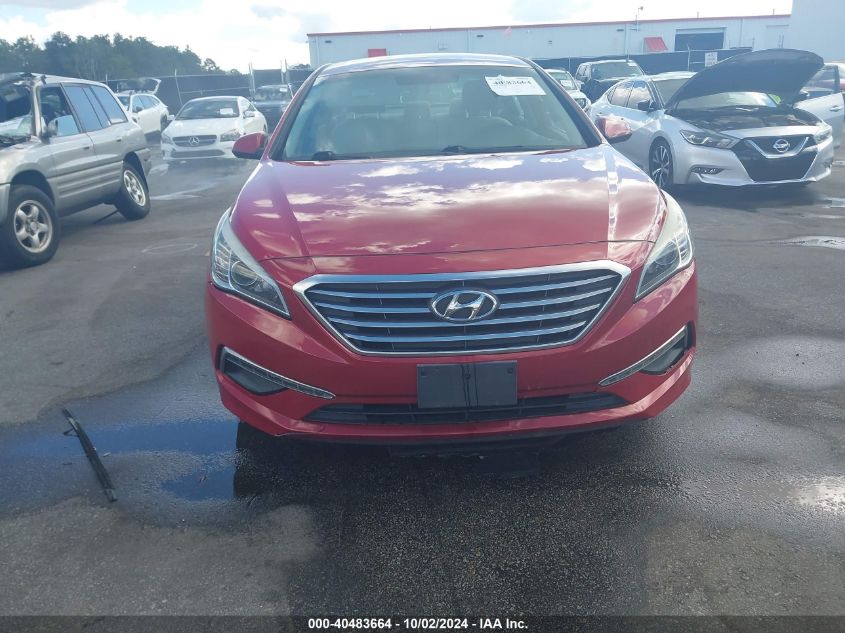 2015 Hyundai Sonata Se VIN: 5NPE24AF6FH158364 Lot: 40483664