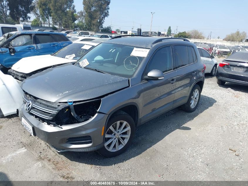 WVGAV7AX8JK004695 2018 VOLKSWAGEN TIGUAN - Image 2