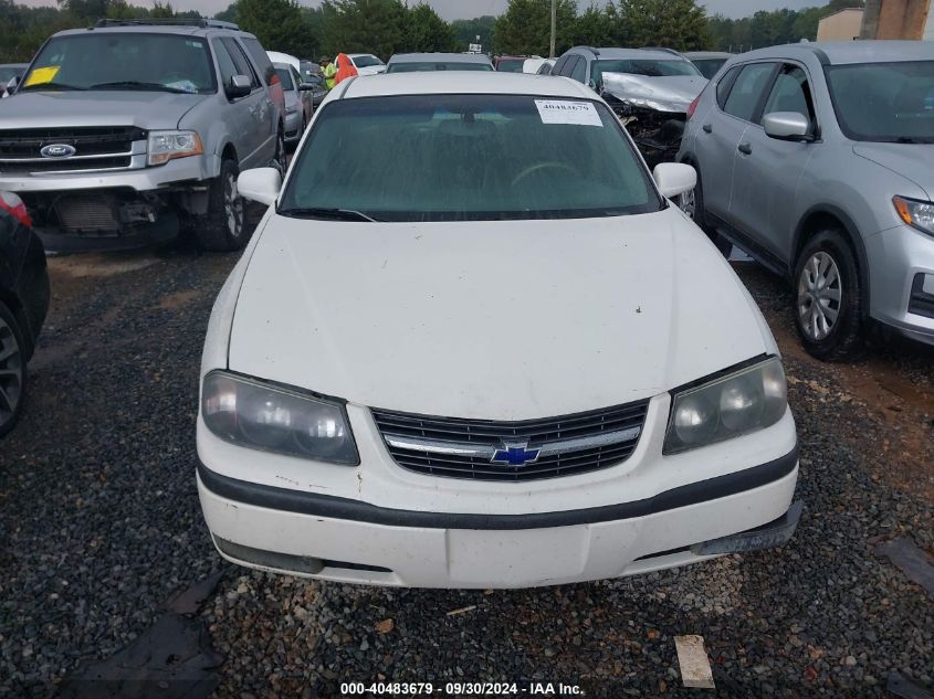 2001 Chevrolet Impala Ls VIN: 2G1WH55K219175134 Lot: 40483679